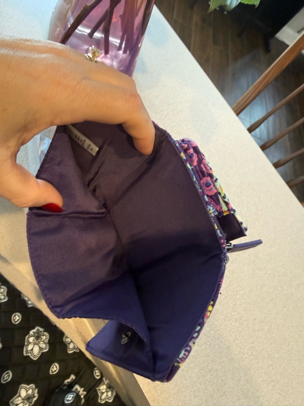 NWT Vera Bradley BATIK LEAVES Smartphone Wristlet/Wallet - Picture 7 of 7